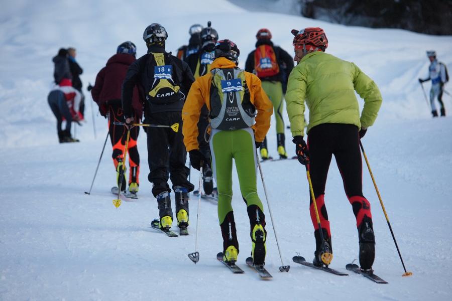 "Monterosa Ski Alp": night competition of ski mountaineering