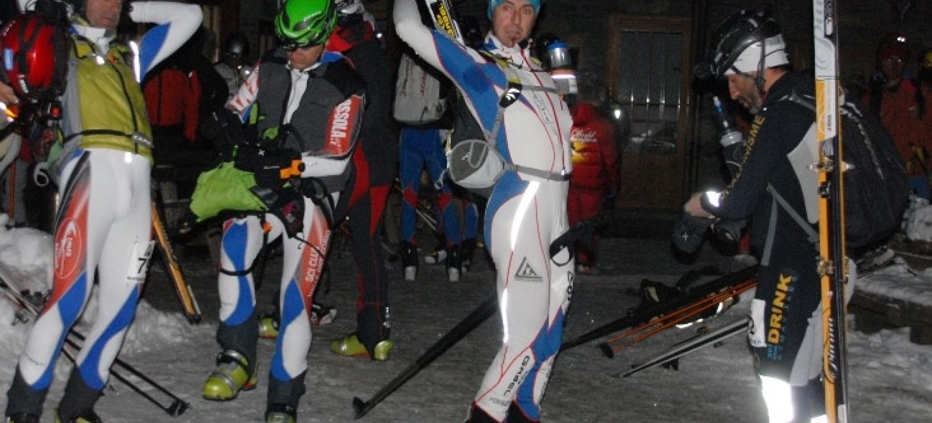 "Monterosa Ski Alp": night competition of ski mountaineering