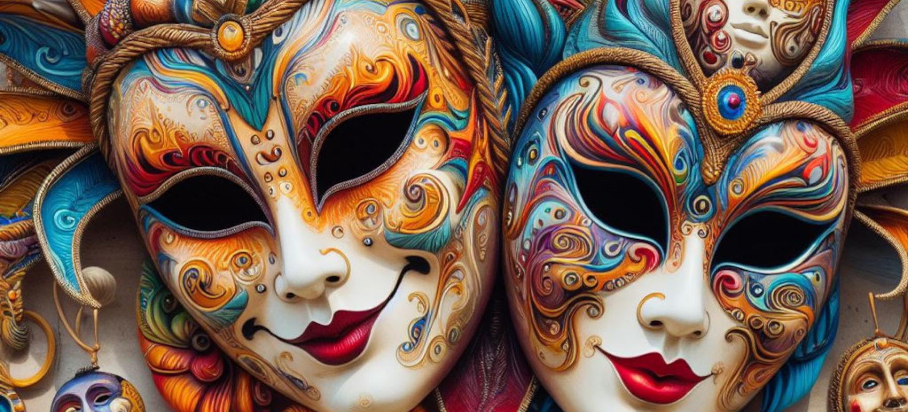 Immagine di maschere di Carnevale  Carnevale Sport che passione