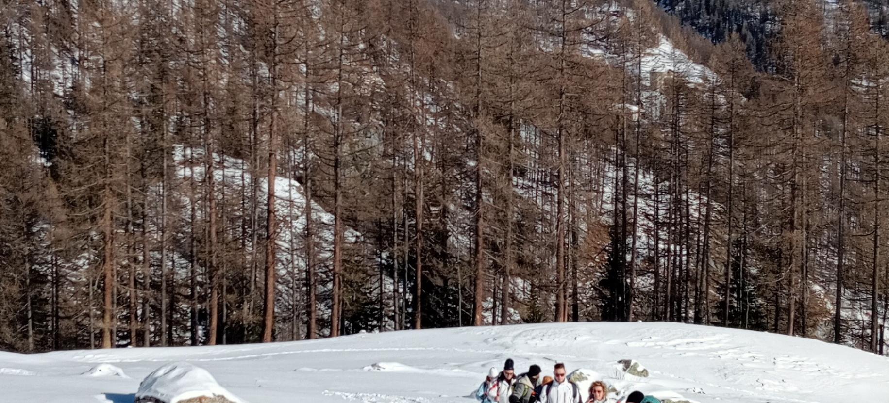 Raquettes à Val di Nanaz