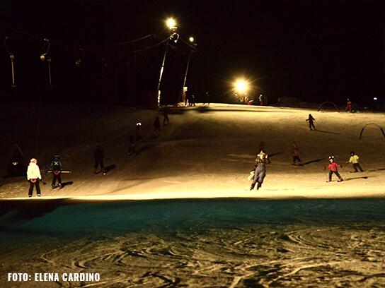 The "Befana" on skis: night skiing