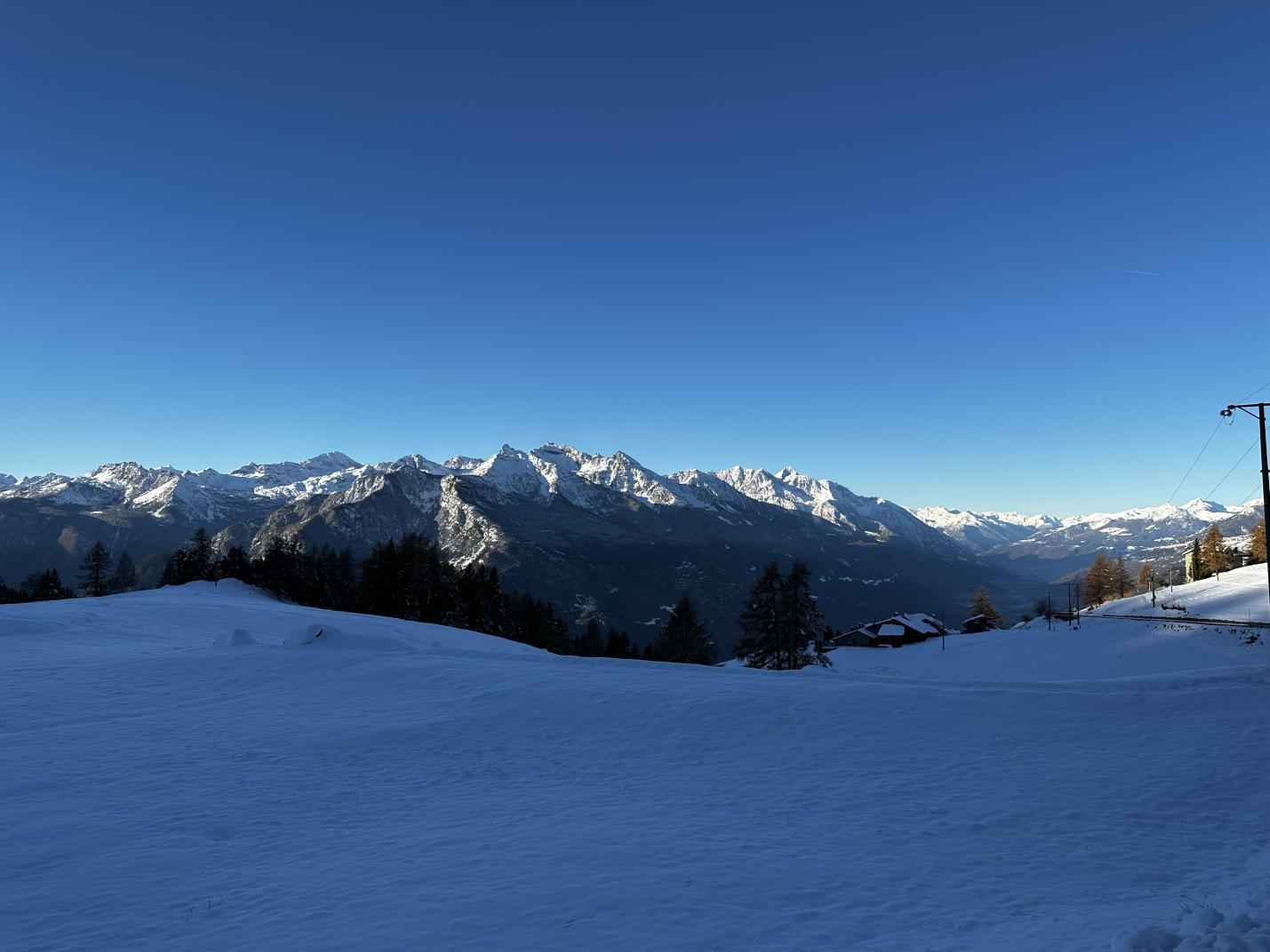 Panorama dal Col de Joux