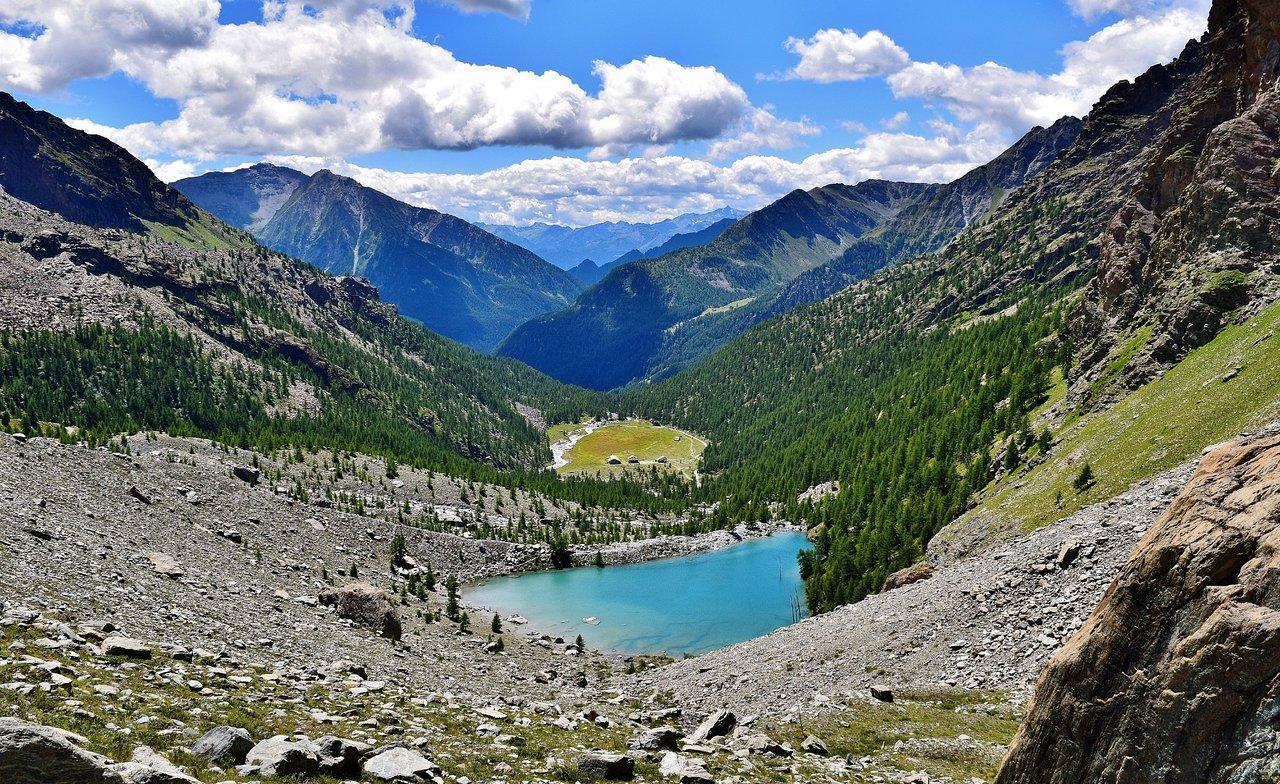 Lago Blu e vallata